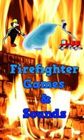 子供のための楽しい消防士ゲーム ポスター