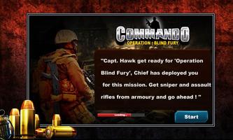 Commando Operation Blind Fury ảnh chụp màn hình 1