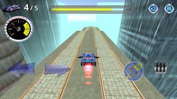 Turbo Flying Car Race capture d'écran 1