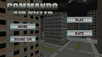 Commando Air Killer 3d Game Poster