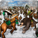 Knights & futuristic Army : Skeleton army Battle APK