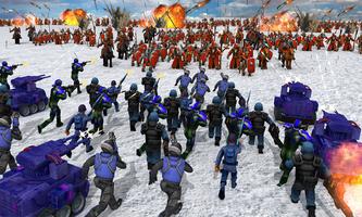 Knights & futuristic Army : Skeleton army Battle ảnh chụp màn hình 2