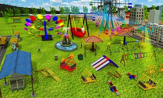 Kids Playground Park Construction Simulator imagem de tela 2