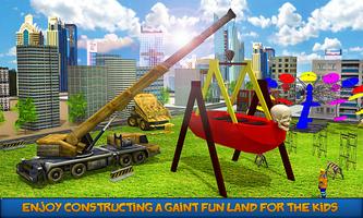 Kids Playground Park Construction Simulator اسکرین شاٹ 3