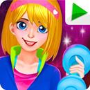 Fitness Fotoshooting: Workout Makeover und Dressup APK