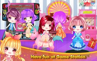 Princesa Cereja Cidade Arcade Doll House Play imagem de tela 3