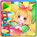 Snake & Ladder, Board game with Princess Cherry-APK