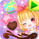 Princess Cherry Anime Chocolate Candy Shop Manager icône