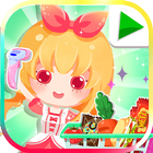 Princess Cherry Supermarket Shopping Adventure icône