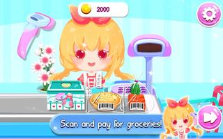 Princess Cherry Supermarket Shopping Adventure capture d'écran 3