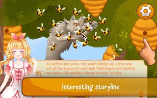 3 Schermata The Wolf and Seven Sheep, Bedtime Story Fairytale