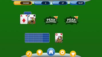 برنامه‌نما TriPeaks Solitaire عکس از صفحه