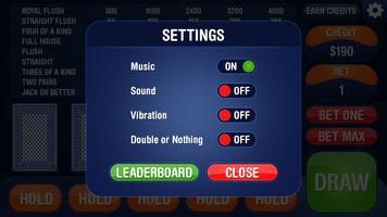 Video Poker captura de pantalla 3