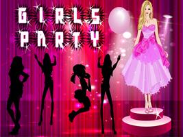 Girls Party Dress Up Affiche