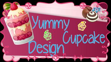 Yummy Cupcake Design Affiche