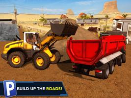 Construction city Truck Parking Simulator Games screenshot 1
