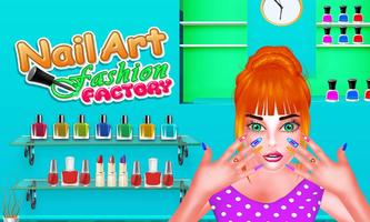 Pabrik fashion seni kuku: salon kosmetik kit game poster