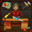 Usine de table de bureau: jeu construction meubles APK