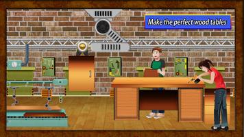 Офисный стол фабрики: мебель строитель игры sim скриншот 1