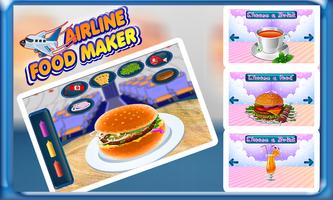 Airplane Food Maker & Cooking 포스터