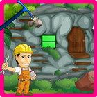 Construir uma casa caverna ícone