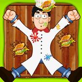 Chef Burger Toss Mania icon