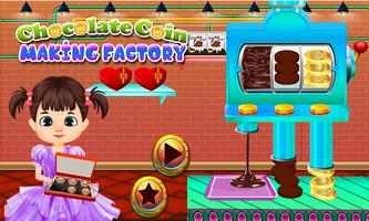 Chocolate Coin Factory: Money Candy Making Games poster