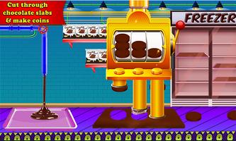 Chocolate Coin Factory: Money Candy Making Games syot layar 2