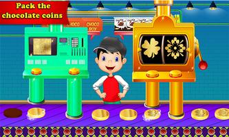 चॉकलेट सिक्का कारखाना: पैसे कैंडी बनाने खेलों स्क्रीनशॉट 3