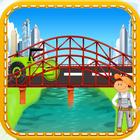 construção de ponte rodoviária aventura ícone