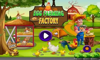 Egg Farming Factory Affiche
