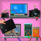 loja de conserto de eletrônicos: loja de ícone