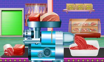 Fábrica de carne congelada: chef mania cozinhar Cartaz