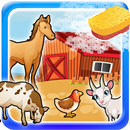 Kids Farm Wash & Clean up APK