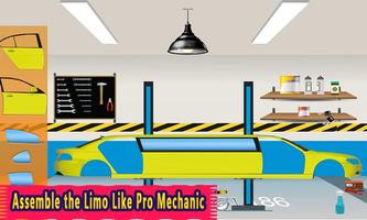 Limo Car Maker & Builder: Auto Cars Workshop Game poster