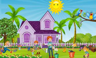 Fingir minha casa: pequenos jogos de reforma casa imagem de tela 3