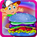 Rainbow Burger Cooking Chef APK