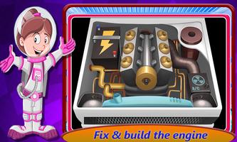 Jogo reparo construtor espaci Cartaz