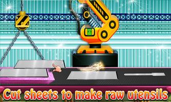 برنامه‌نما Utensils Maker Factory: Make Plates, Spoon & Fork عکس از صفحه