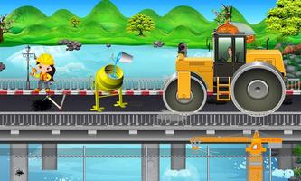 Village Road and Bridge Repair: Construction Crane gönderen