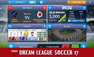 Cheats Dream League Soccer 2017: Unlimited Coins poster