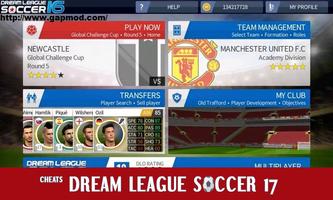Cheats Dream League Soccer 2017: Unlimited Coins captura de pantalla 2