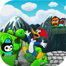 ★Woody Journey Penguin jungle swimming Wodpckr Adv APK