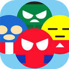 Superheroes Emoji Revolve Time ไอคอน