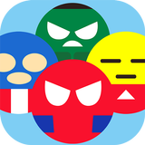 Superheroes Emoji Revolve Time icône