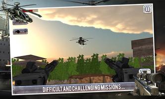 Gunship Hélicoptère 3D Guerre capture d'écran 1