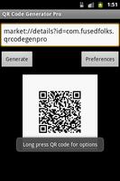 برنامه‌نما QR Code Generator Pro عکس از صفحه