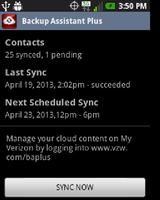 Backup Assistant Optimus Zone syot layar 2