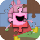 Peppa and Pig puzzle icon