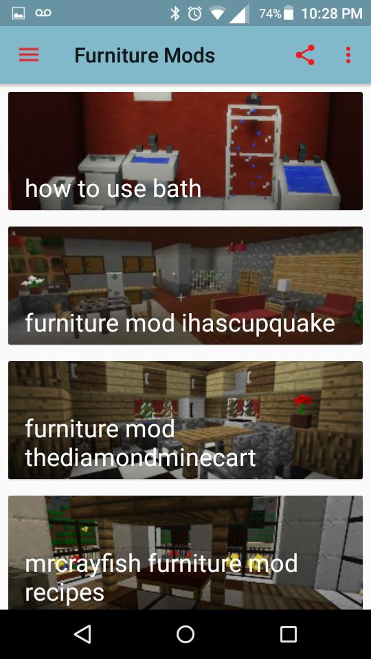 Guide To Furniture Mods For Mc Crafting Tips For Android Apk
